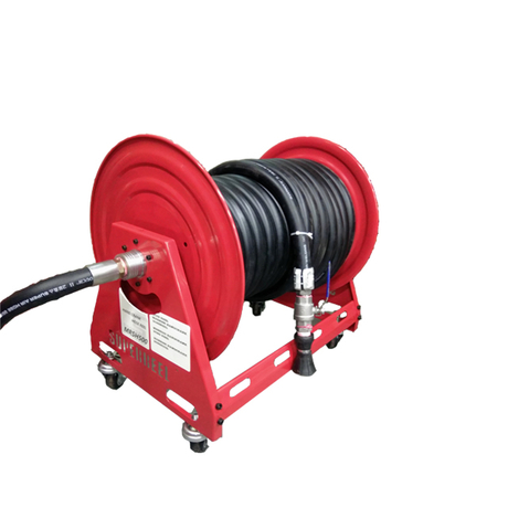 Water hose reel on wheels | Portable hose reel on wheels AMSH500D