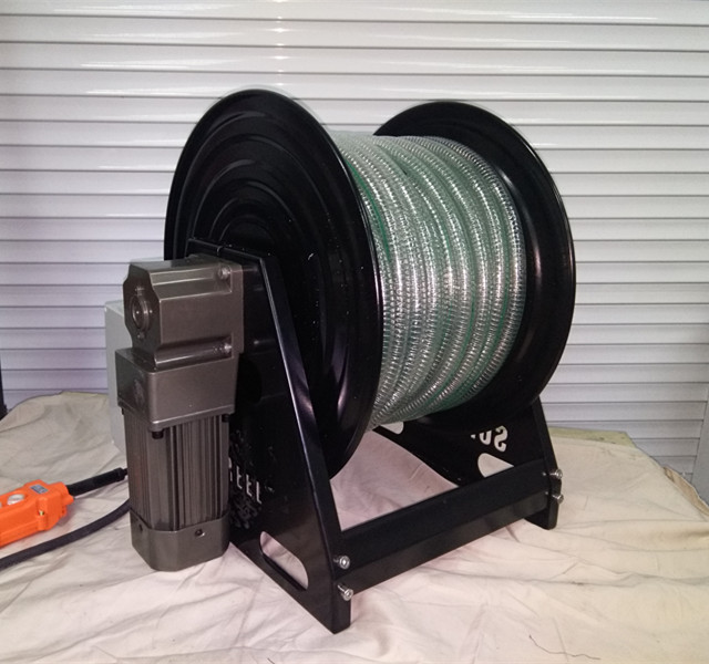 Vacuum hose reel  Electric rewind hose reel AESH500D - SUPERREEL