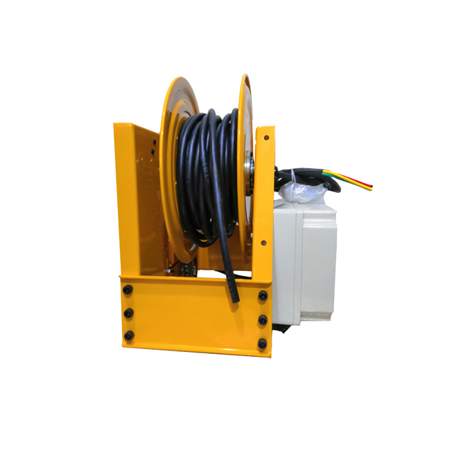 Large Motorized Cable Reel , Retractable Extension Lead Reel Axial