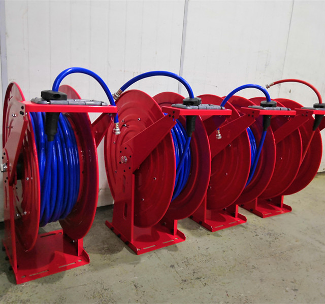 Metal water hose reel industrial | Spring hose reel ASSH660D PICTURE