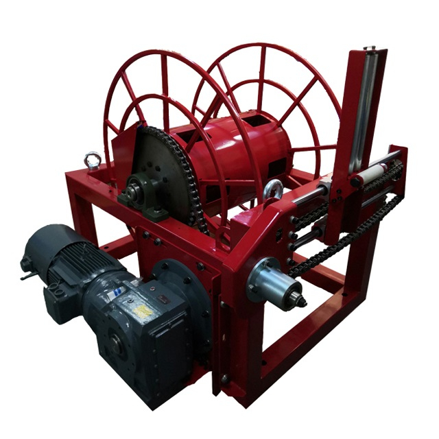 Electric cable reel | Large Shore power cord reel AESC1200D - SUPERREEL